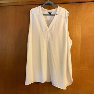 Nic + Zoe crisp white tunic